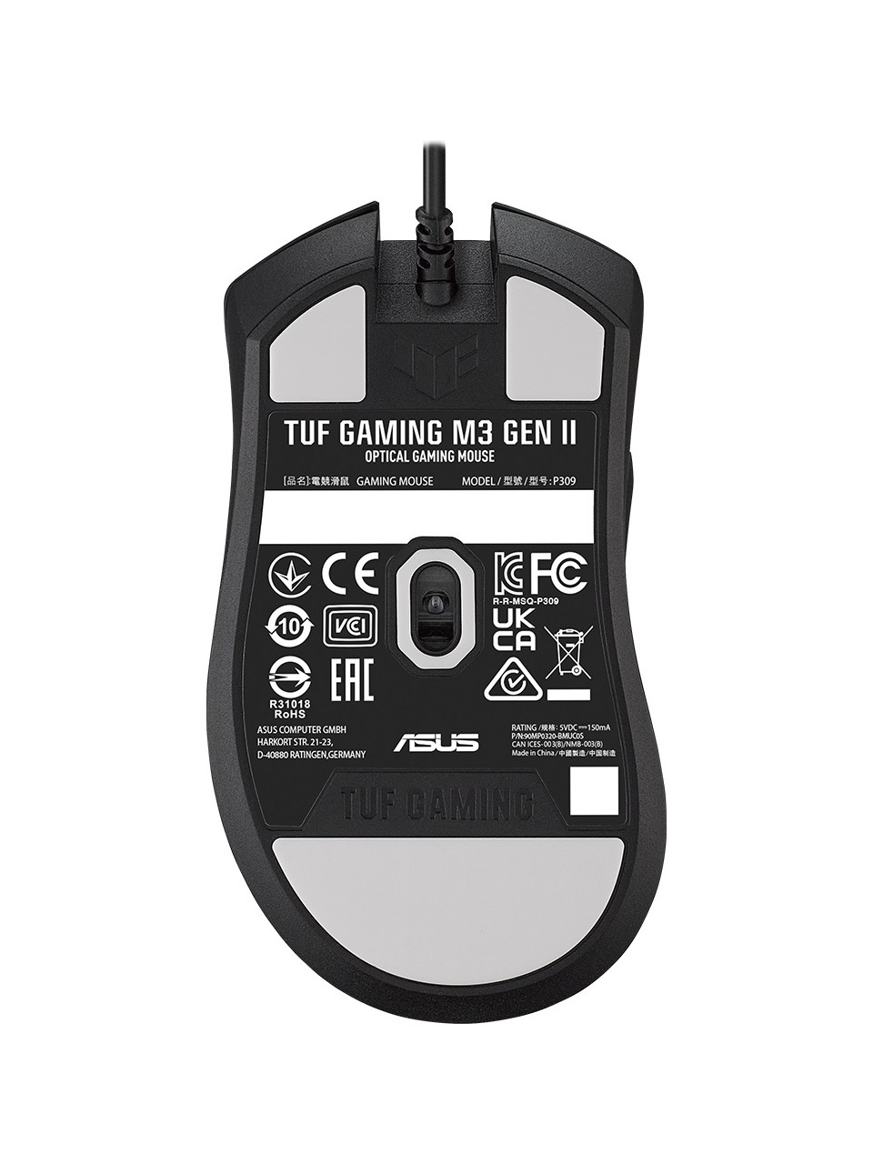 Asus TUF GAMING M3 GEN II AURA SYNC RGB 8000 DPI SENSOR 60 MİLYON TIKLAMA ÖMRÜ 59 GRAM HAFIF TASARIM OYUNCU MOUSE